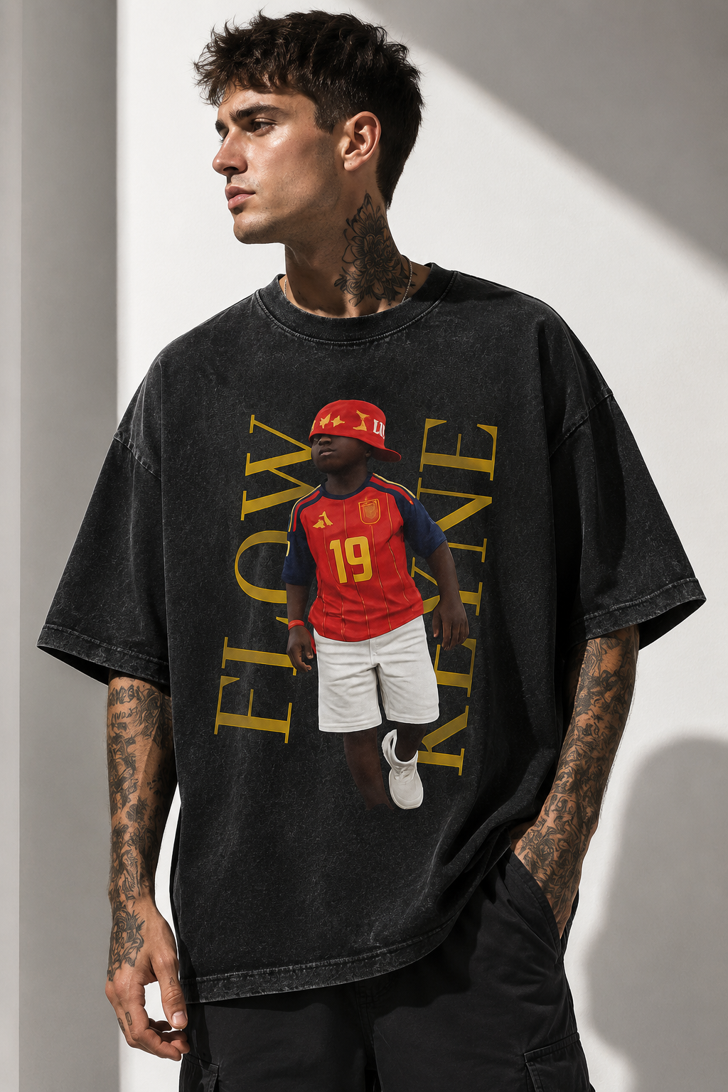 Camiseta Oversize FLOWKENYE